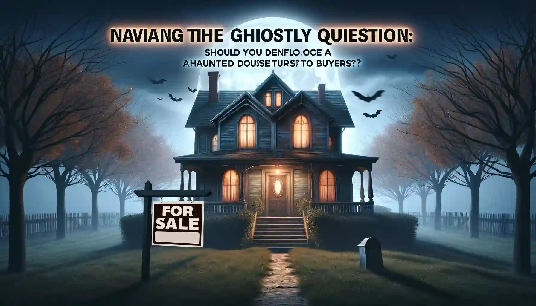 Navigating the Ghostly Question: Should You Disclose a Haunted House to Buyers?